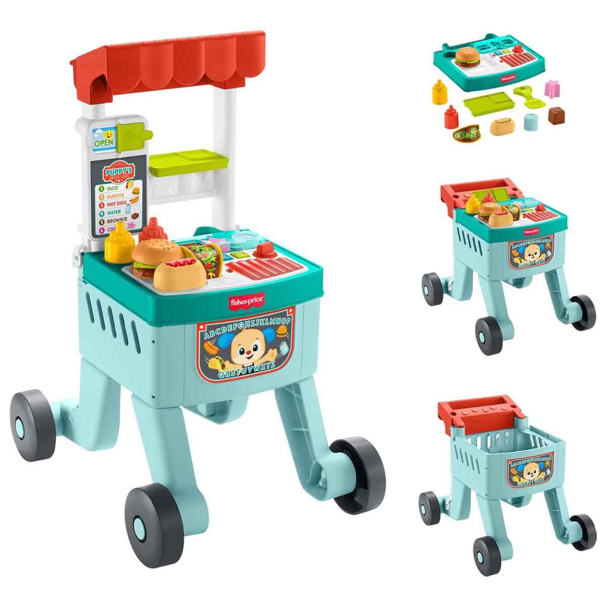 Fisher Price Eğlen ve Öğren Alışveriş Sepeti Yürüt