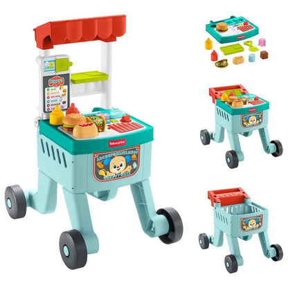Fisher Price Eğlen ve Öğren Alışveriş Sepeti Yürüt