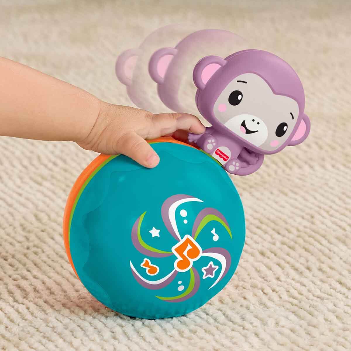 Fisher Price Müzikli Mor Maymun Emekleme Arkadaşı