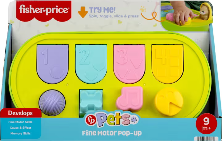 Fisher Price Sürpriz Hayvan Dostlarım Fırlayan Min