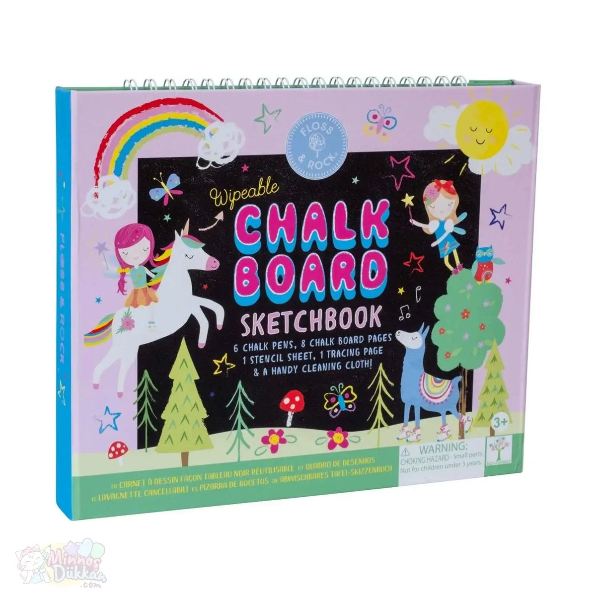 Floss Rock Chalk Rainbow Fairy Board Eskiz Kitabı