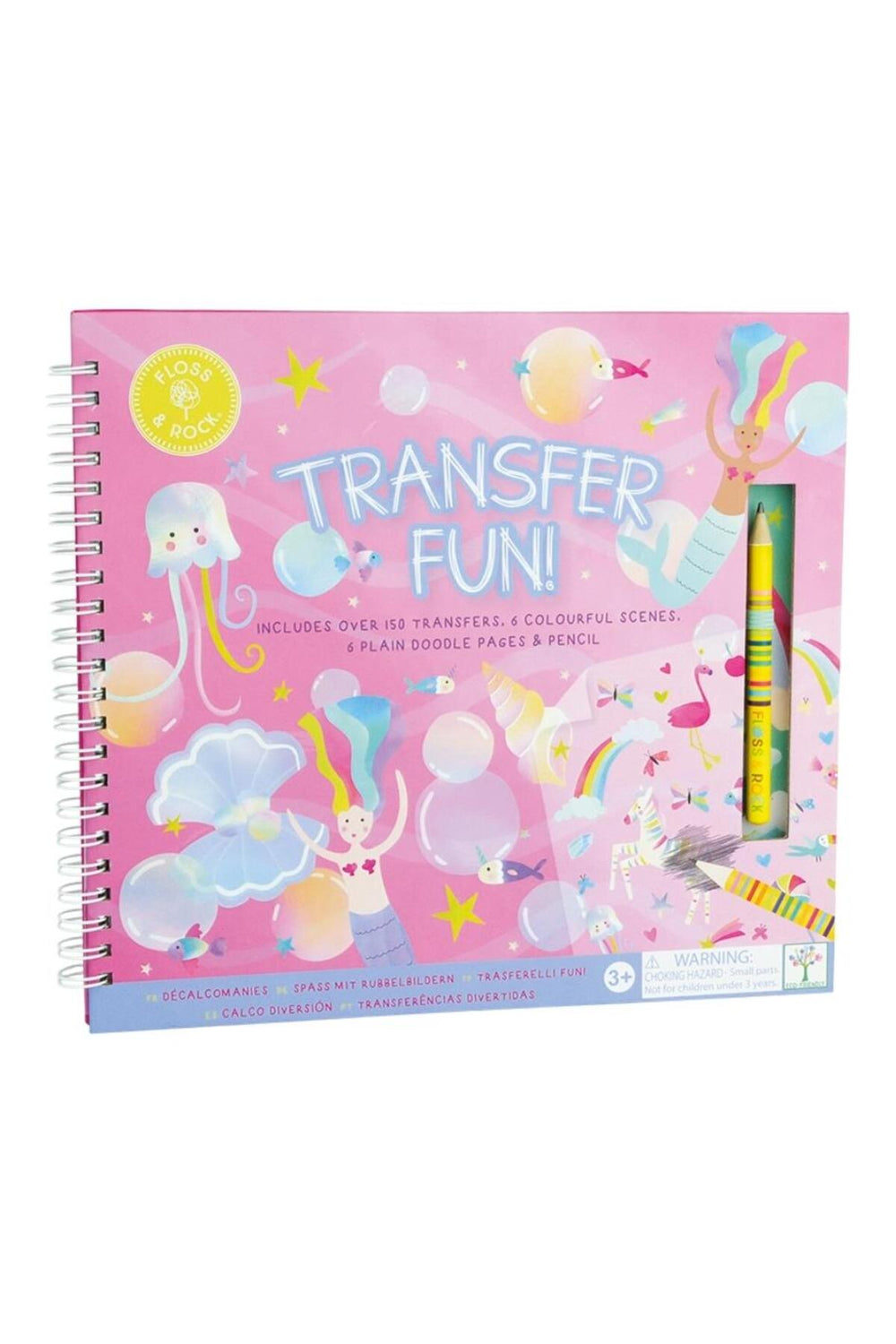 Floss Rock Transfer Fun Fantasty Aktivite Kitabı