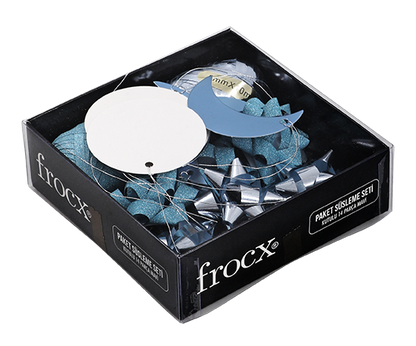 Frocx Paket Süsleme Seti Mavi 14 Parça