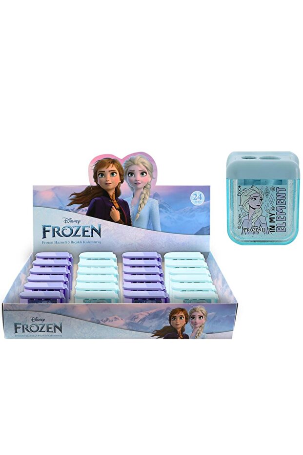 Frozen Hazneli Çift Bıçaklı Kalemtıraş Ice