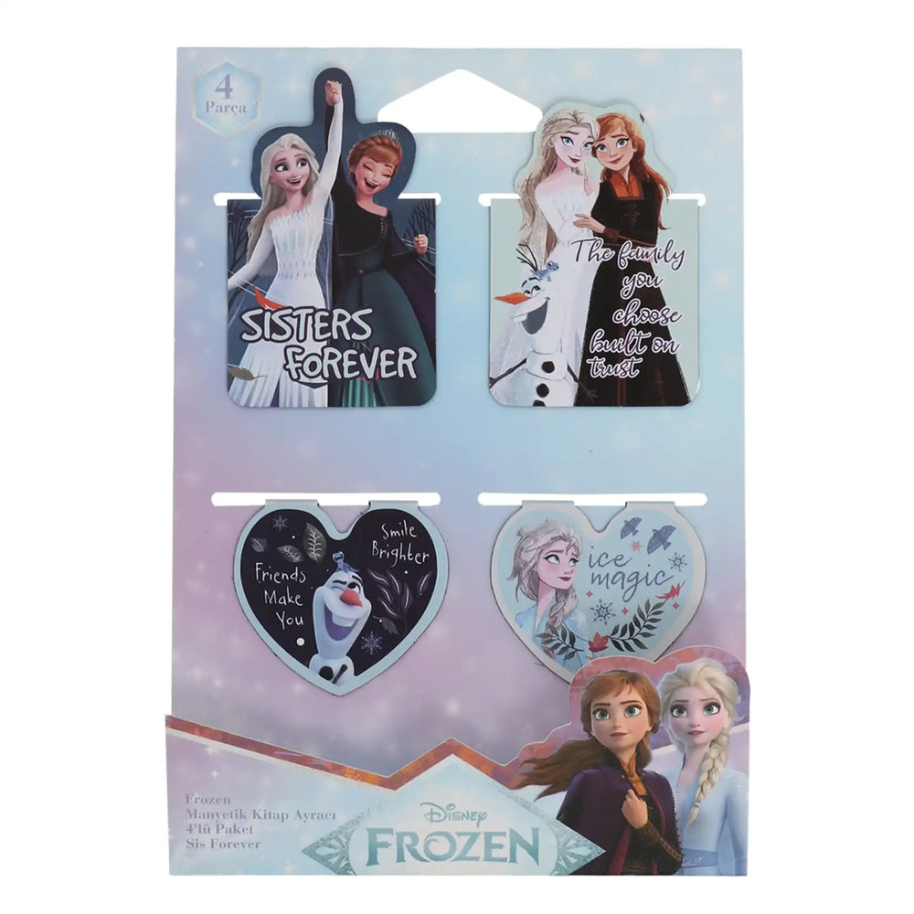 Frozen Sis Forever Manyetik Kitap Ayracı 4lü