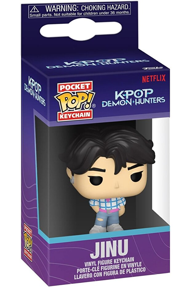 Funko Pocket Pop K-POP Demon Hunters Jinu Figür Anahtarlık