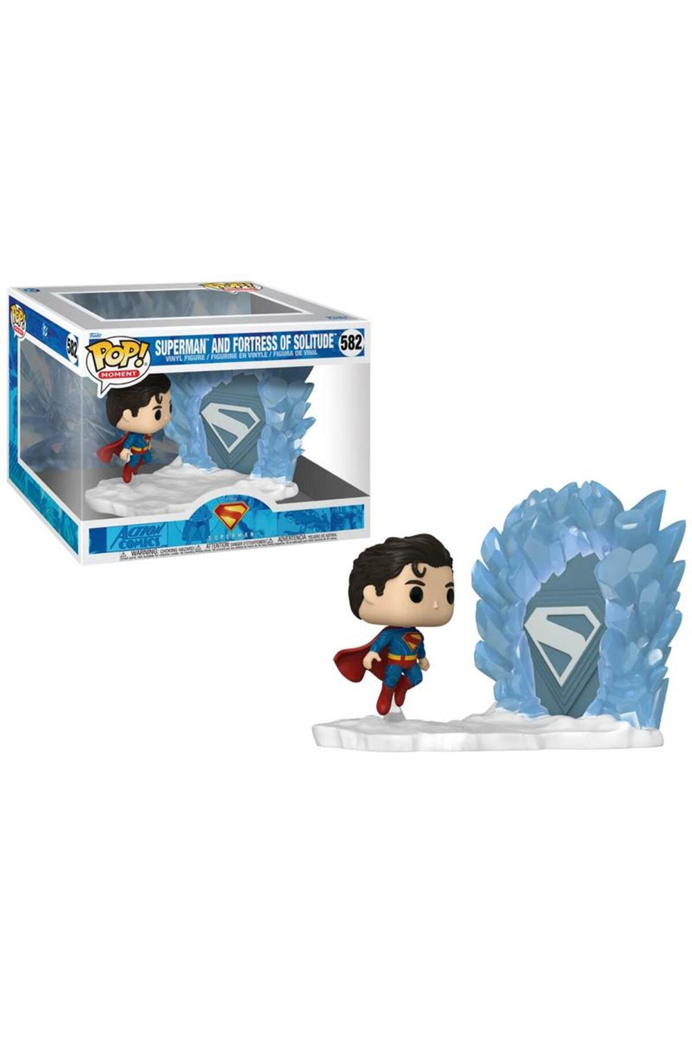 Funko Pop Moment Superman and Fortress of Solitude