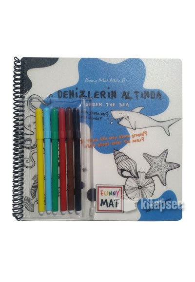 Funny Mat Denizlerin Altında Kalemli Mini Set