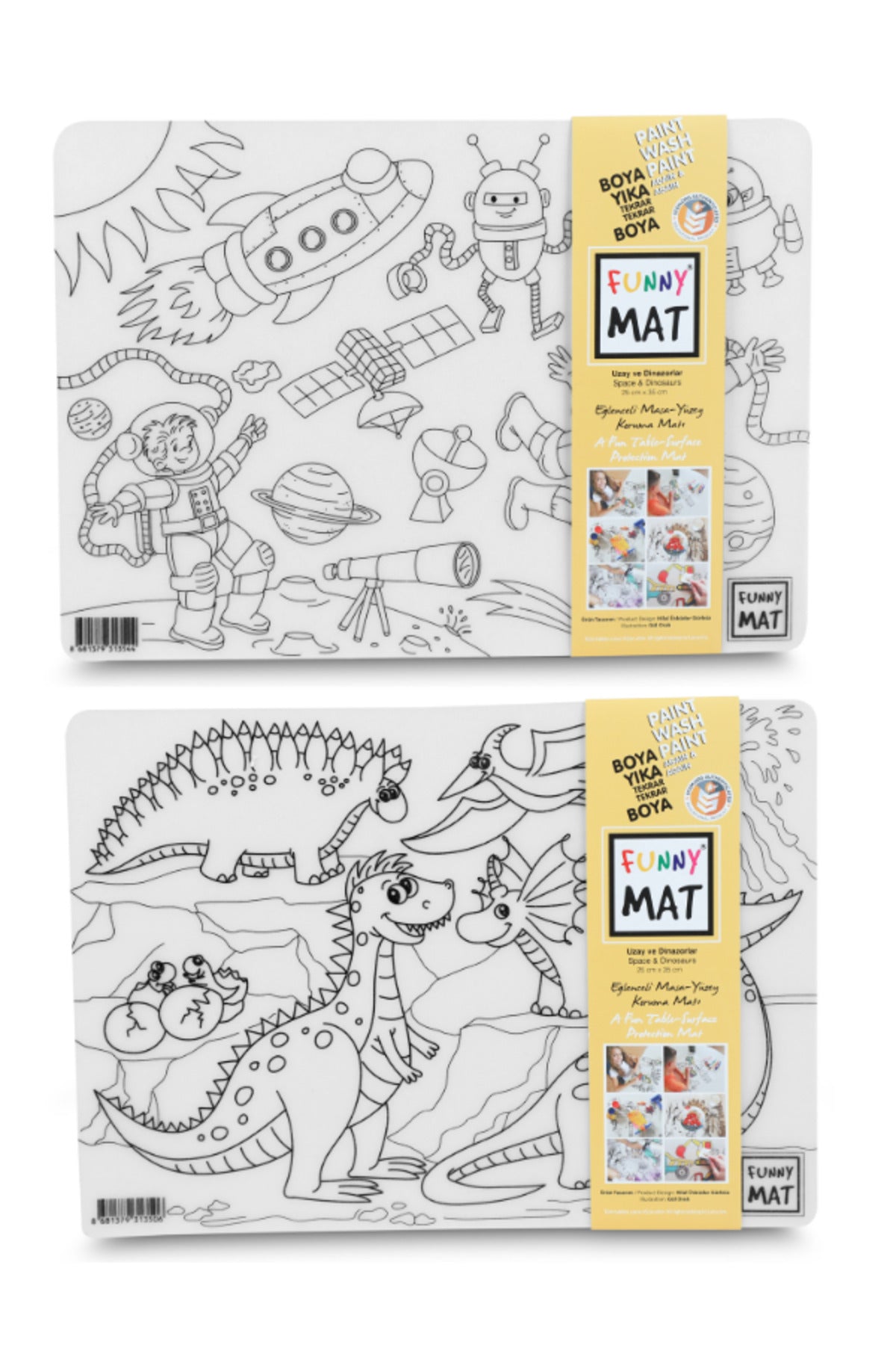 Funny Mat Uzay Dinazorlar 6lı Kalem