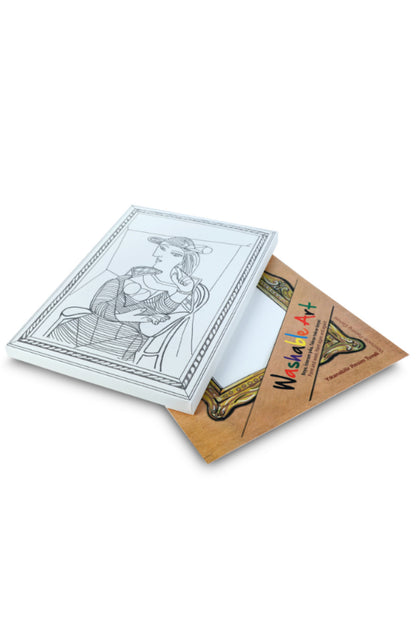 Funny Mat Washable Art Picasso Seated Woman