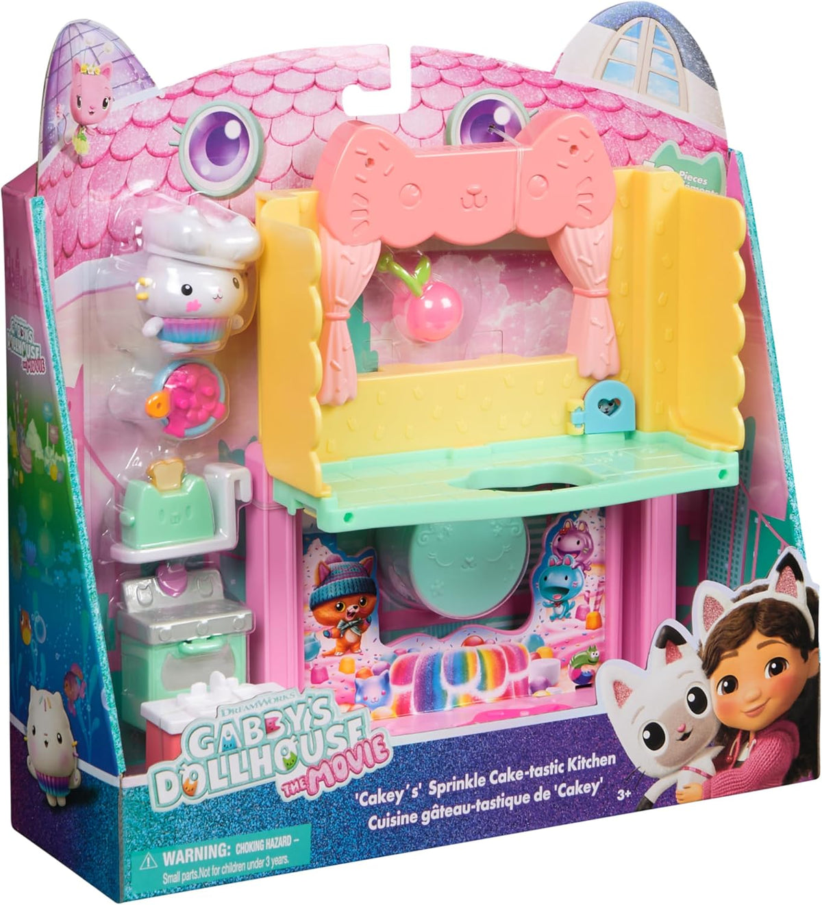 Gabbys Dollhouse Cakey Renkli Harika Mutfağı