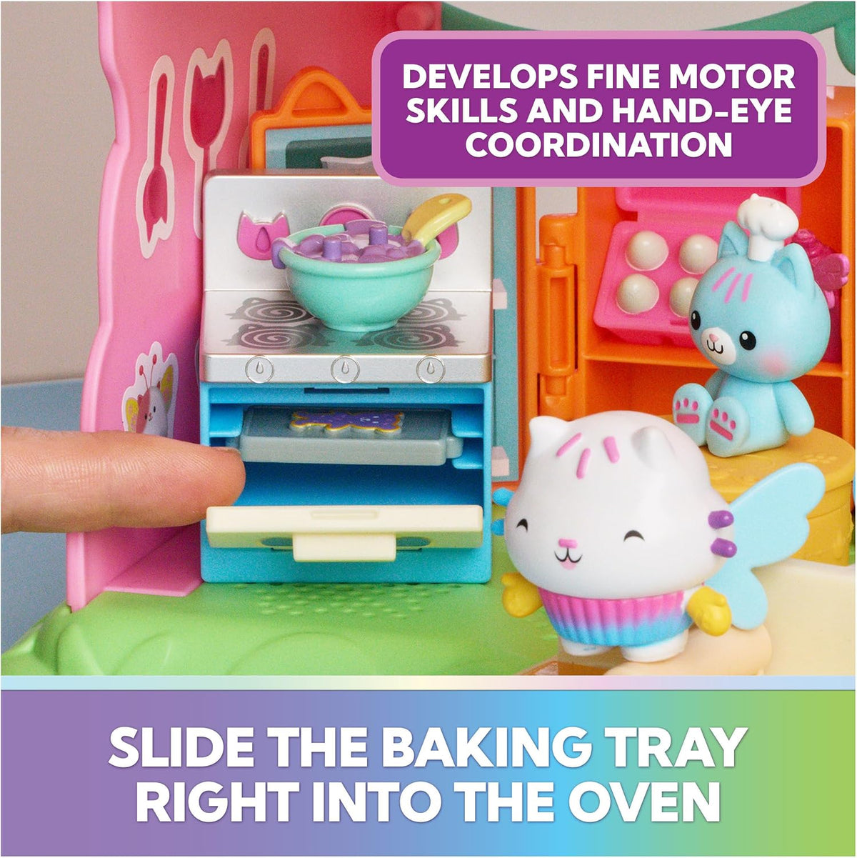 Gabbys Dollhouse Fairylandia Cakey Cat Peri Mutfağ