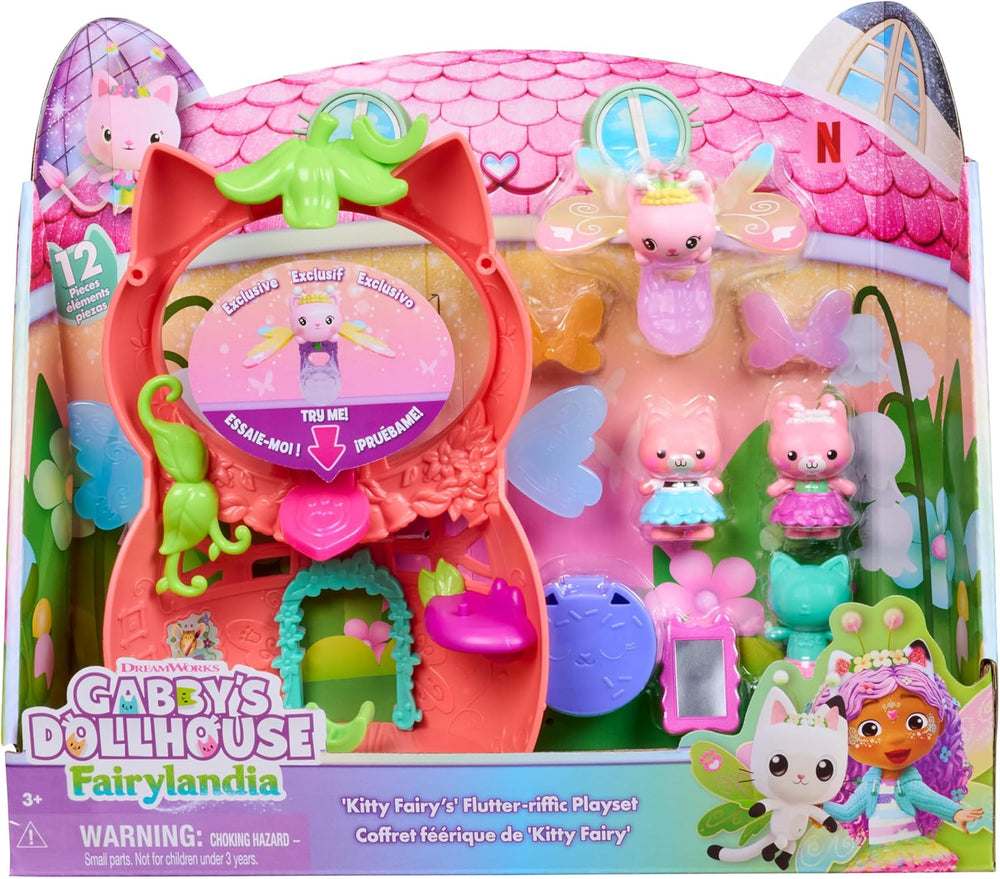 Gabbys Dollhouse Fairylandia Kitty Fairys Oyun Set