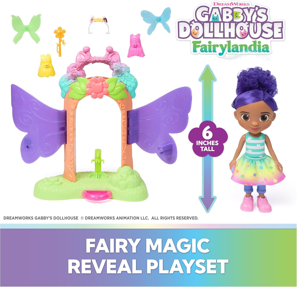 Gabbys Dollhouse Fairylandia Magic Oyun Seti