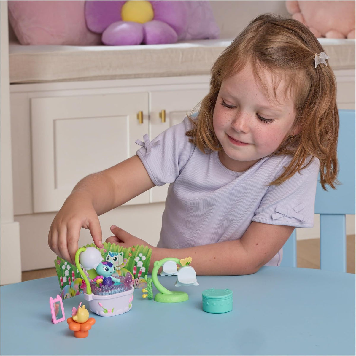 Gabbys Dollhouse Fairylandia Mercat Perili Banyosu