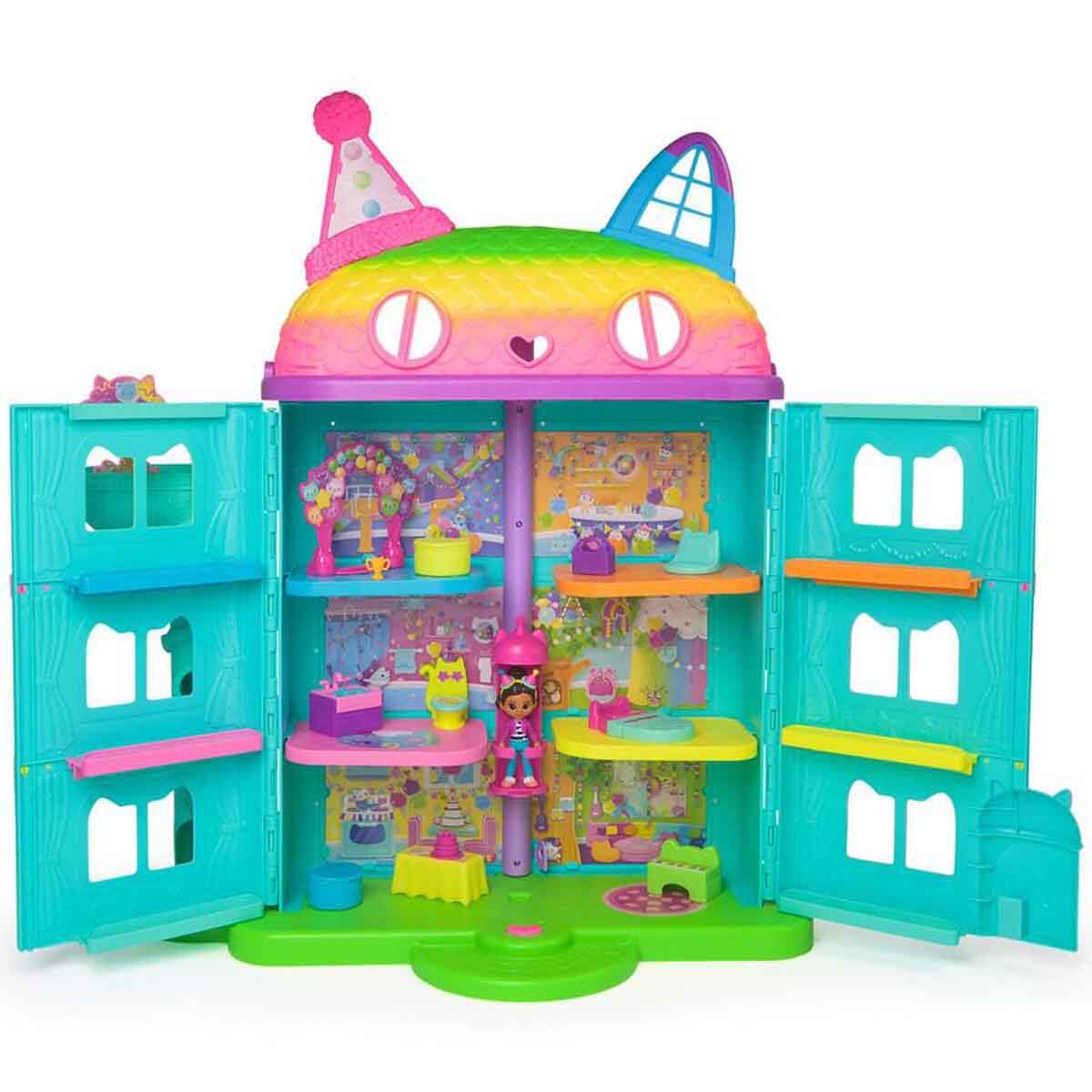 Gabbys Dollhouse Festival Evi Müzikli Set 63 cm