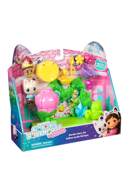 Gabbys Dollhouse Hayali Evi Kristal Bahçe Mini Set