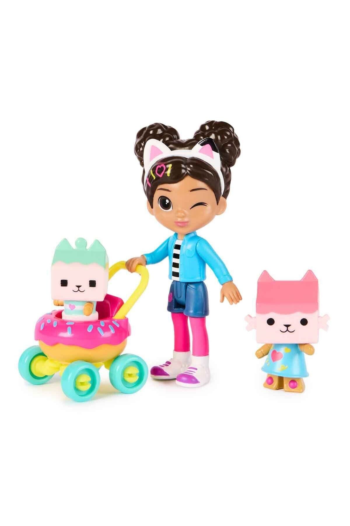 Gabbys Dollhouse Kedi Bakımı Figür Seti