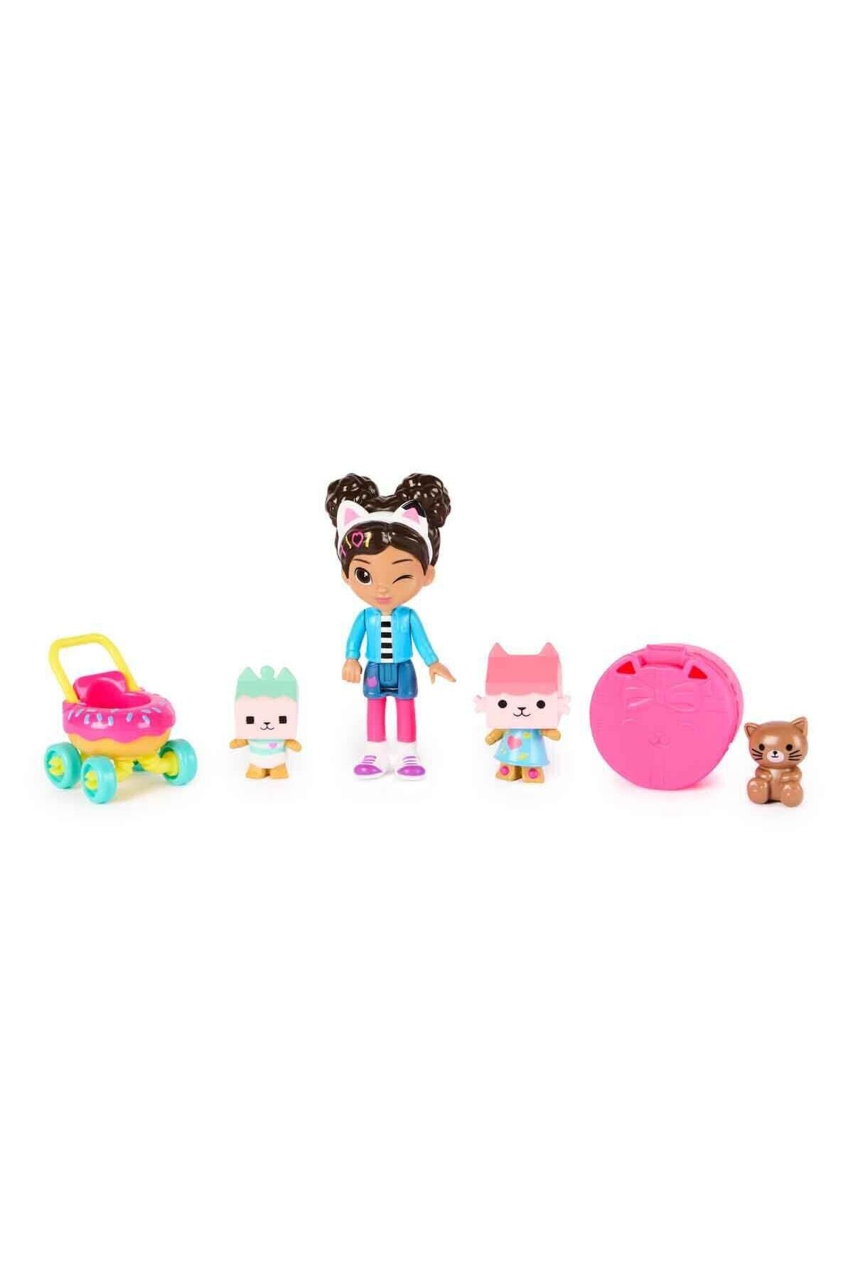 Gabbys Dollhouse Kedi Bakımı Figür Seti