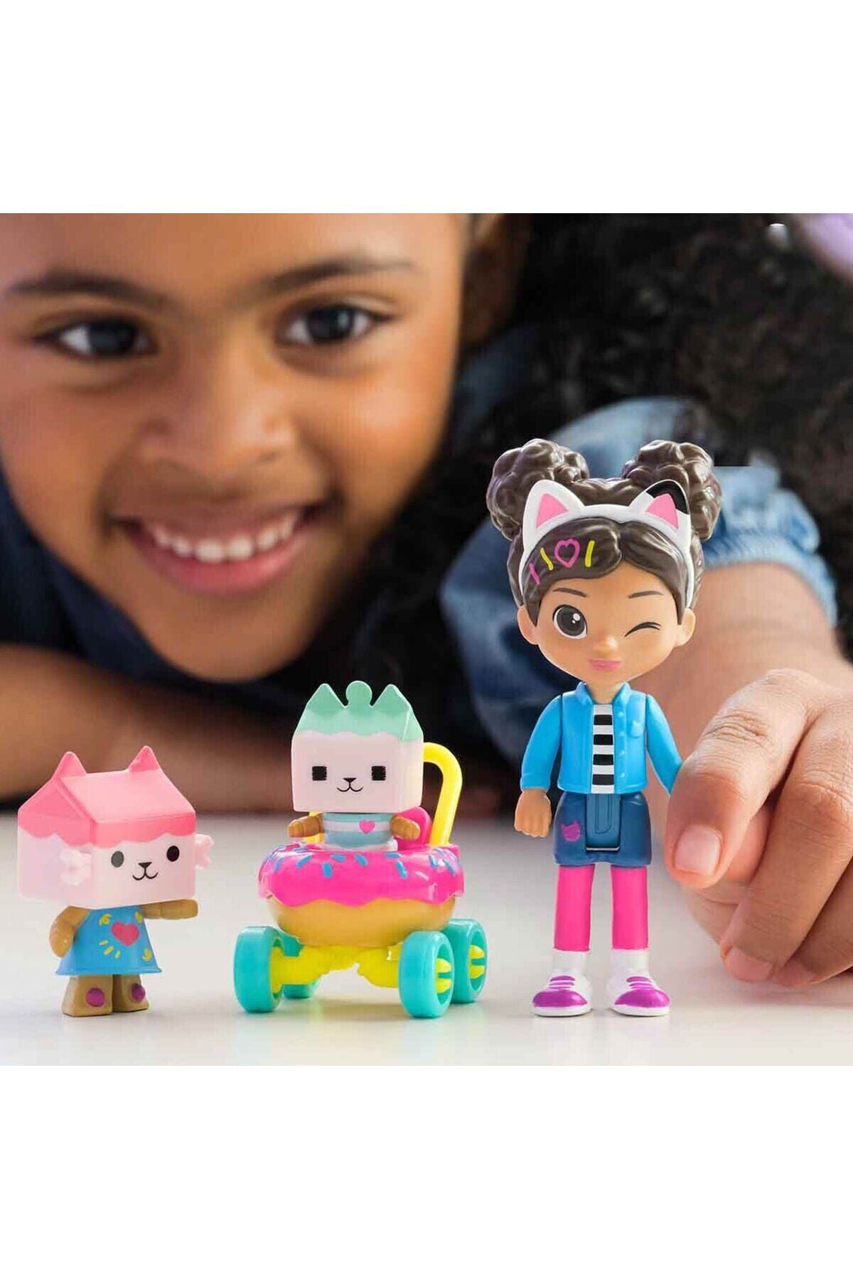 Gabbys Dollhouse Kedi Bakımı Figür Seti