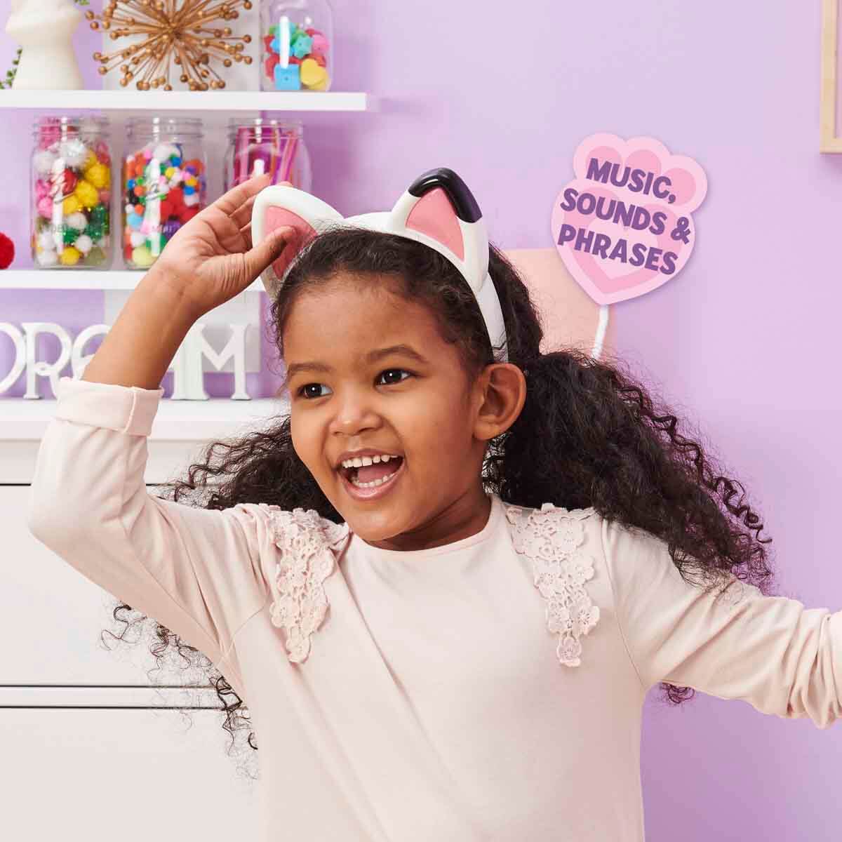 Gabbys Dollhouse Kedi Kulağı Taç Sesli ve Işıklı