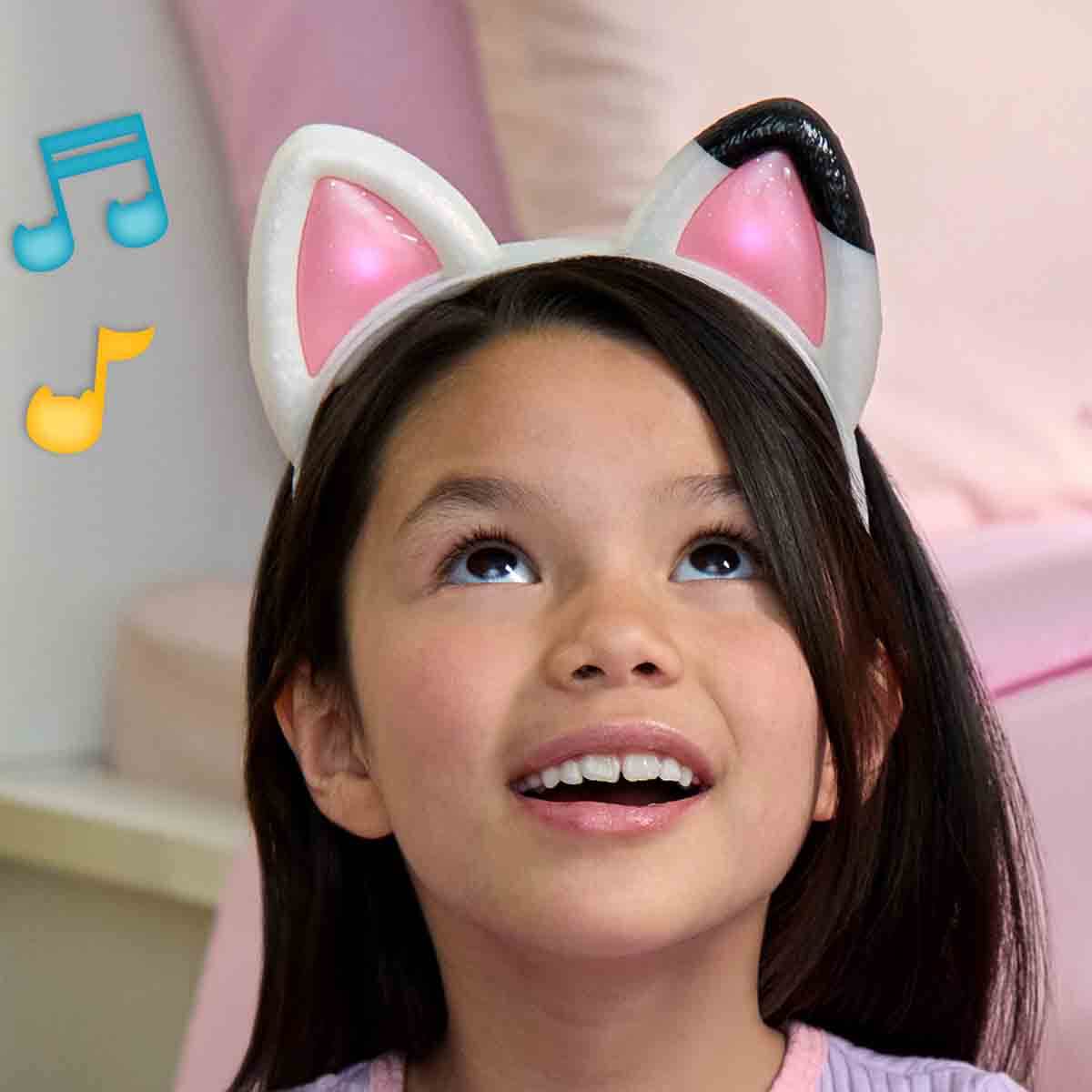 Gabbys Dollhouse Kedi Kulaklı Taç Sesli Işıklı