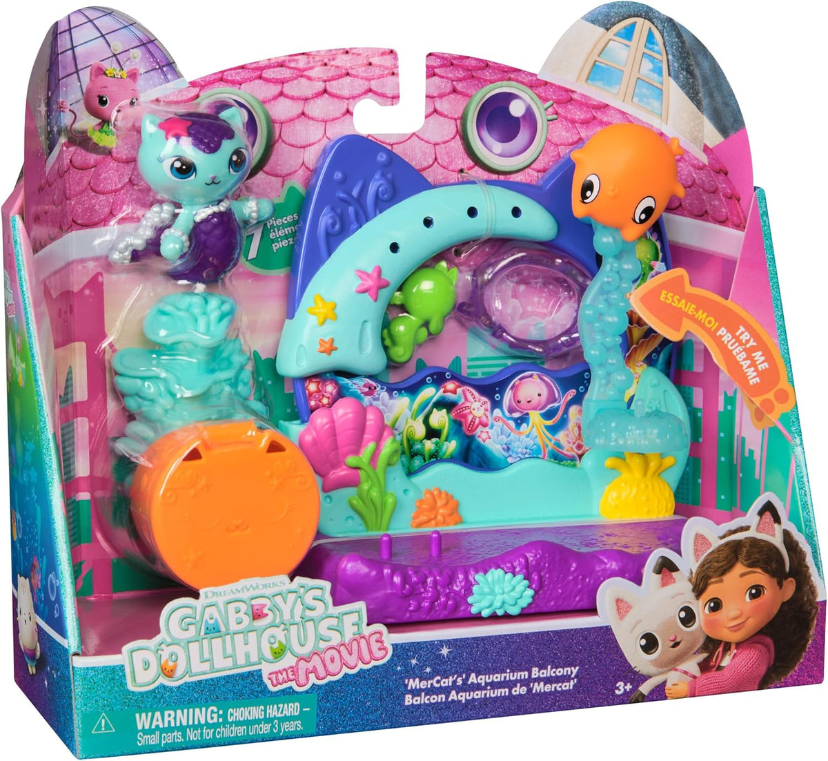 Gabbys Dollhouse Mercat ın Akvaryum Balkonu