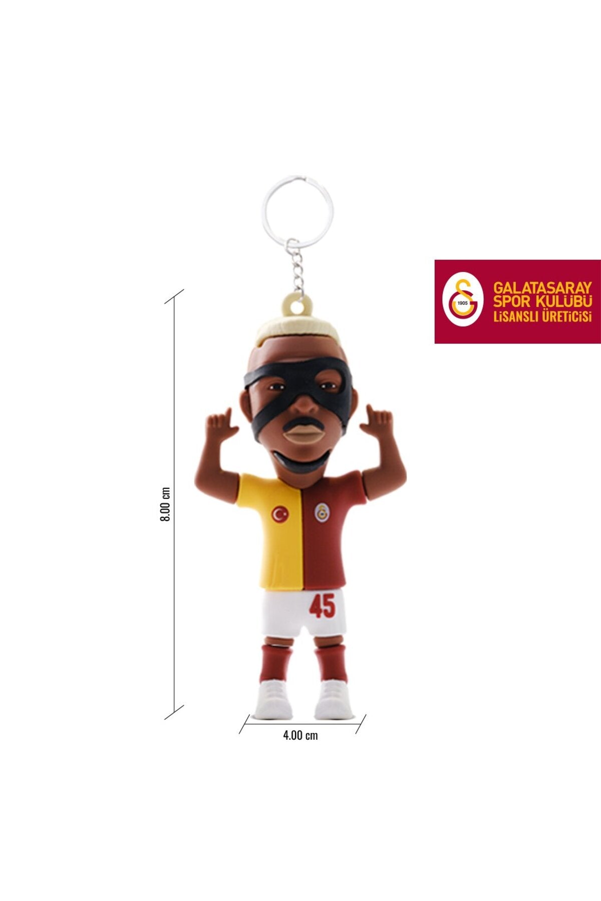 Galatasaray Victor Osimhen Figürlü Anahtarlık