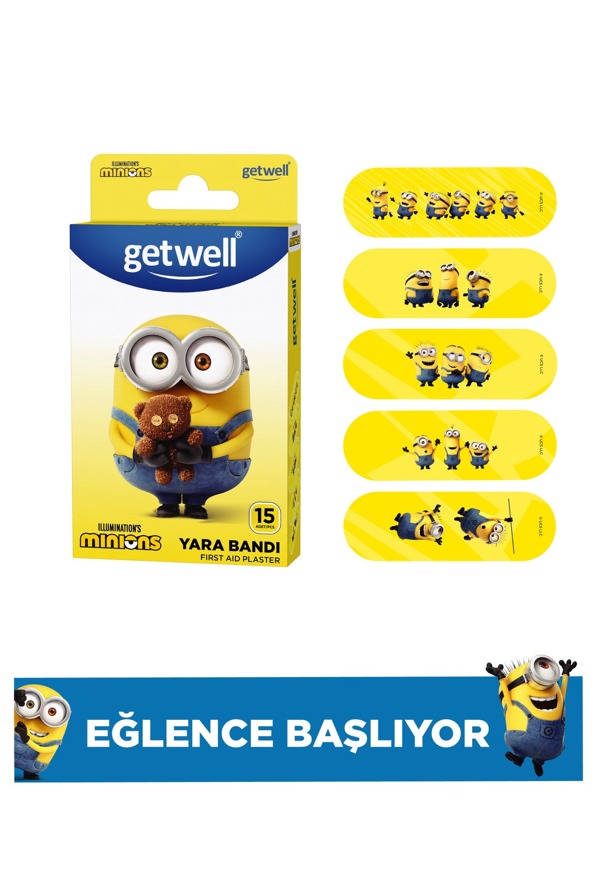 Getwell Minions Teddy Yara Bandı 15li