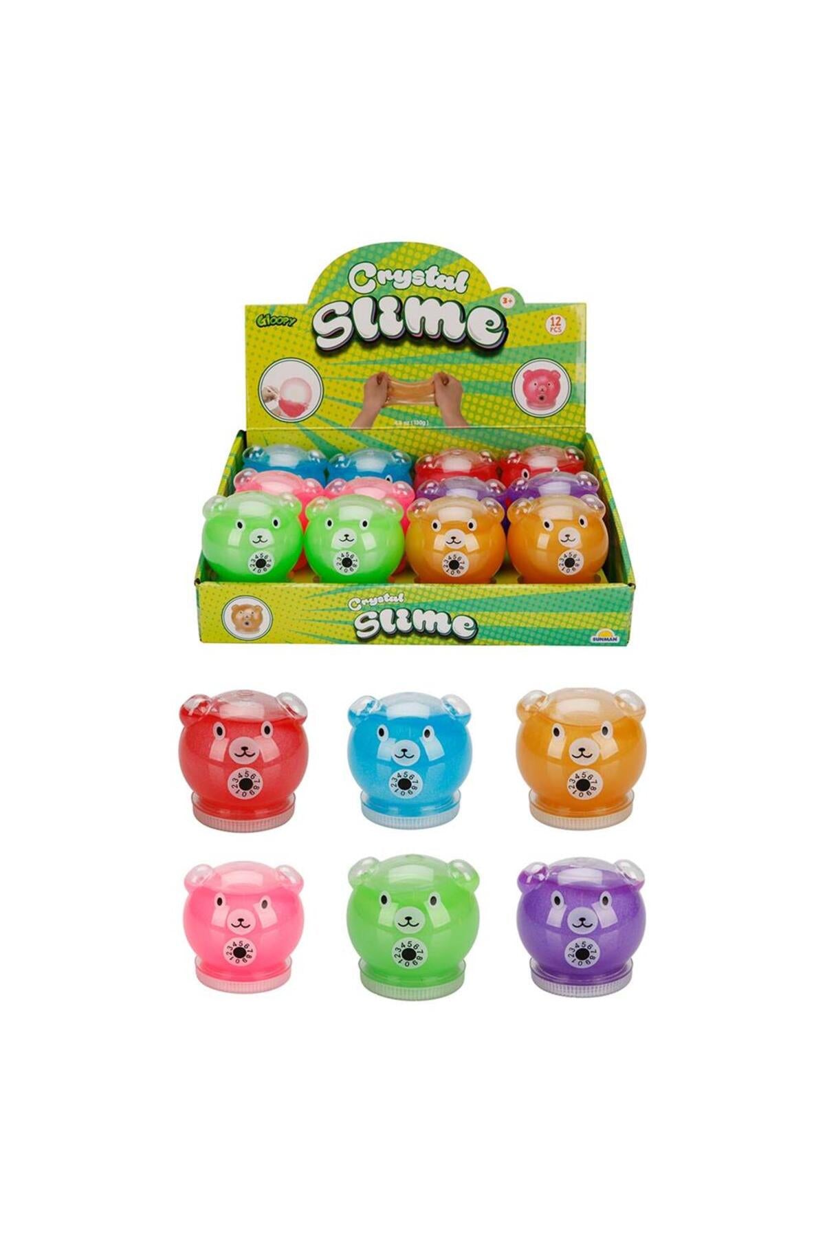 Gloopy Ayıcık Desenli Kristal Slime 130 gr