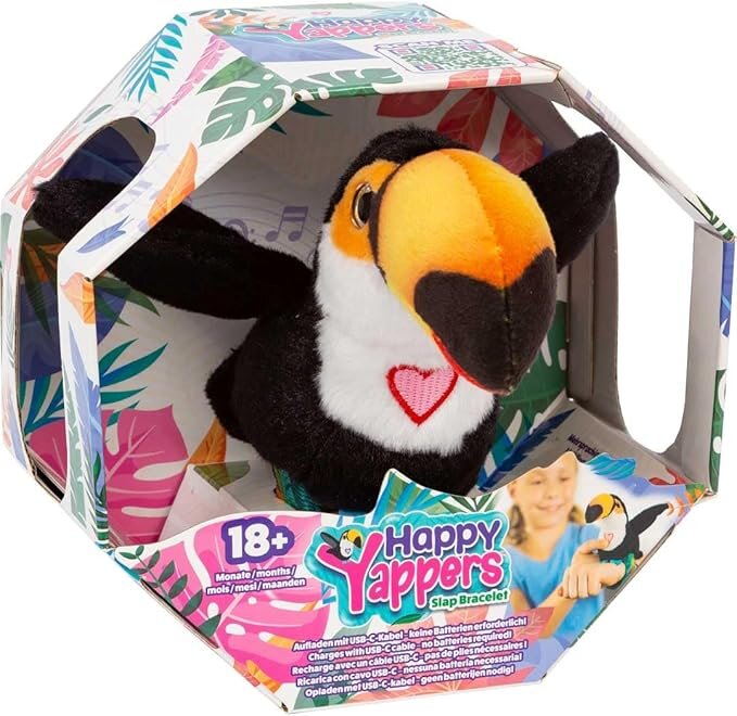 Happy Yappers Toucan Peluş Konuşan ve Taklit Eden