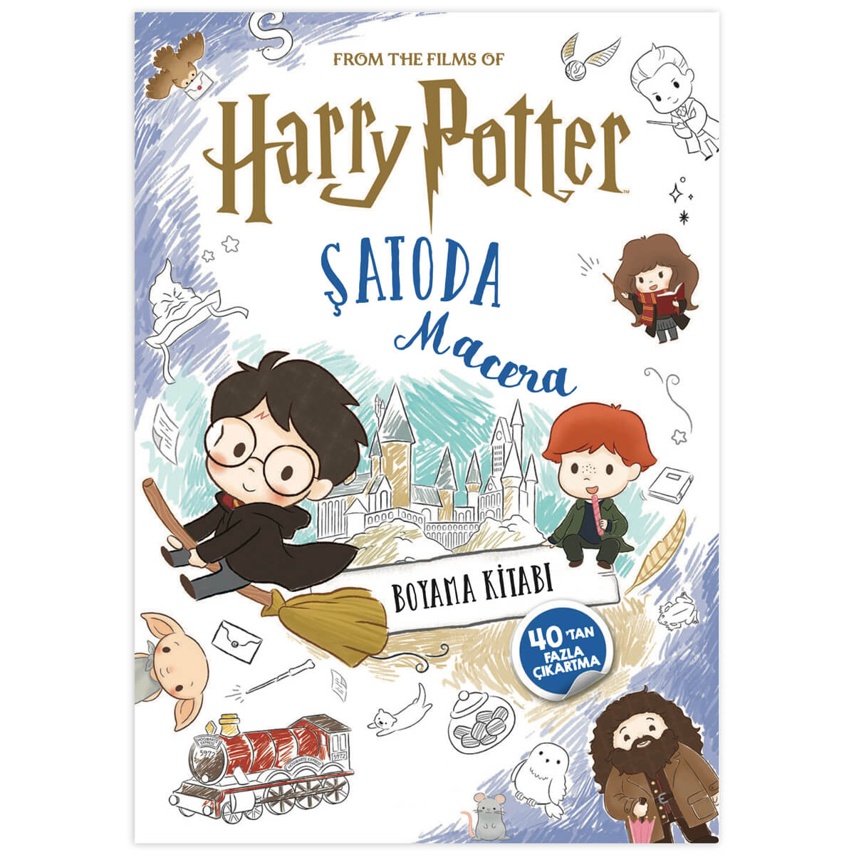 Harry Potter Şatoda Macera Boyama Kitabı