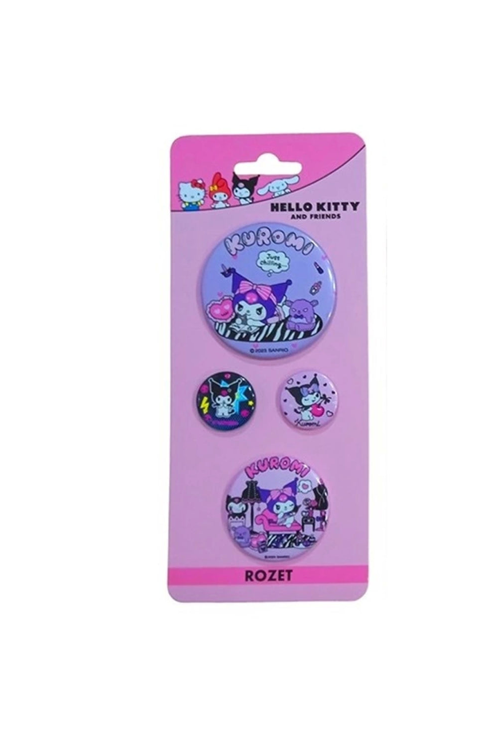 Hello Kitty and Friends Rozet 4lü