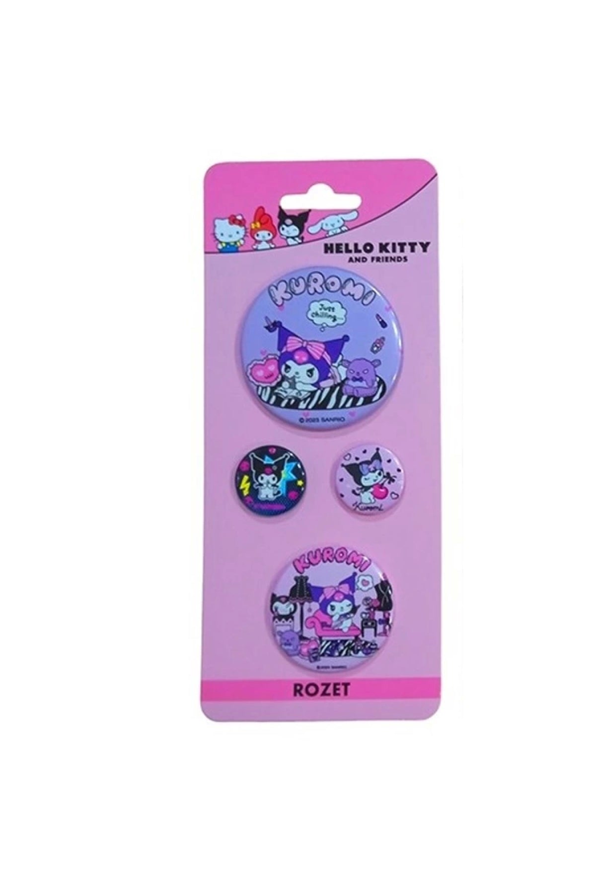 Hello Kitty and Friends Rozet 4lü