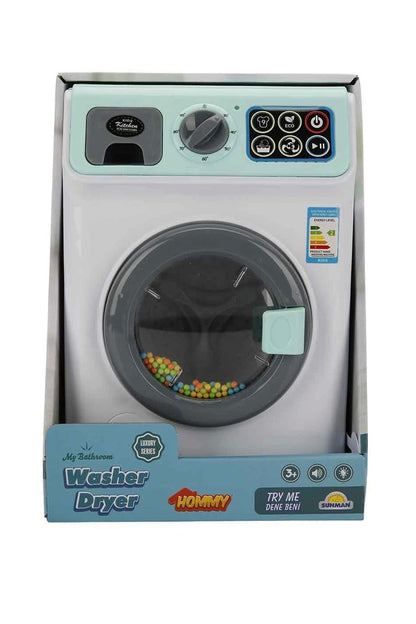 Hommy Çamaşır Makinesi Sesli ve Işıklı Yeşil