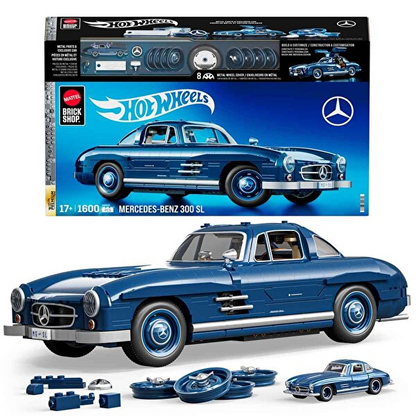 Hot Wheels Brick Shop Premium Mercedes Benz 300SL