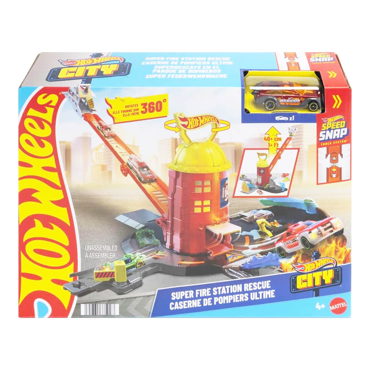 Hot Wheels City Süper İtfaiye İstasyonu Oyun Seti