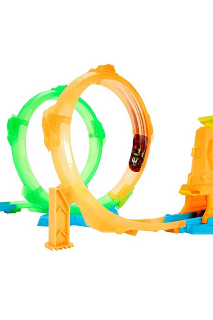 Hot Wheels Neon Yarışçılar Çift Çemberde Hız Oyun