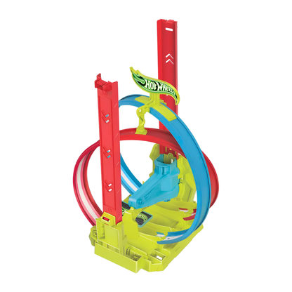 Hot Wheels Neon Yarışlar Çifte Çemberde Yarış Seti