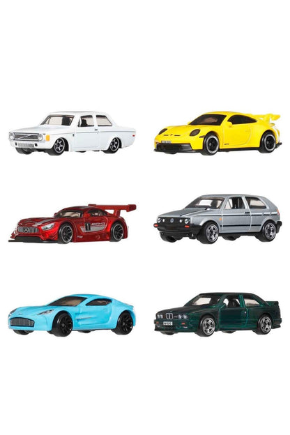 Hot Wheels Silver Serisi Euro Style 6’lı Paket