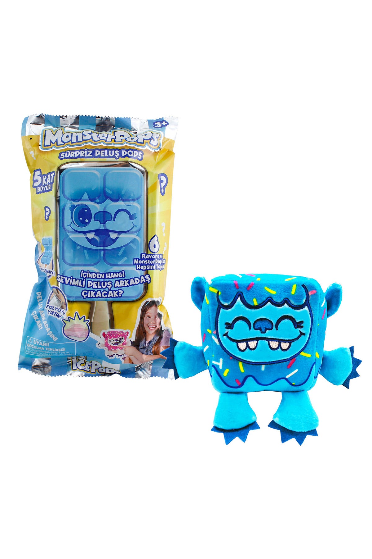 IcePops Monster Pops Kokulu Klipsli Sürpriz Peluş