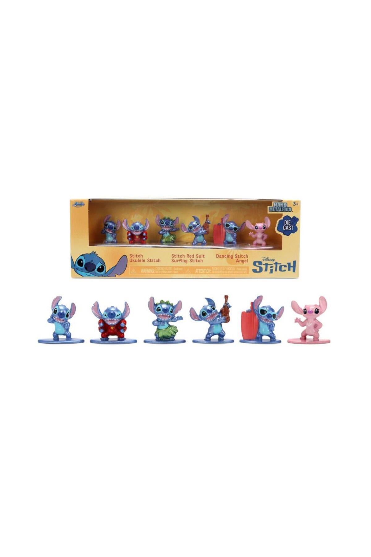 Jada Stitch Nano Diorama Figür Paketi 6lı 4 cm