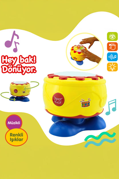 Kaya Davul Pilli Işıklı Sesli