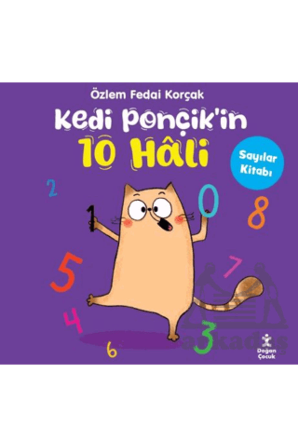 Kedi Ponçik 10 Hali Sayılar Kitabı