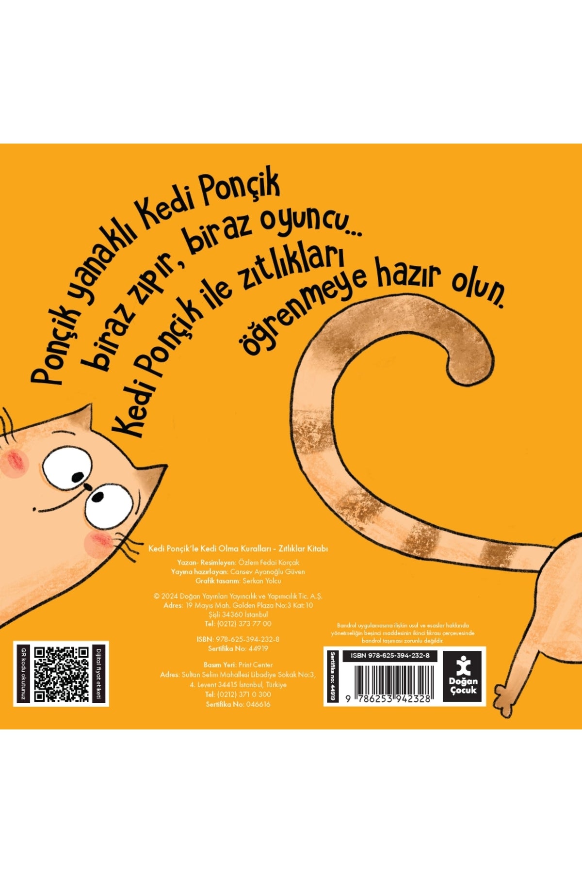 Kedi Ponçik ile Kedi Olma Kuralları Zıtlık Kitabı