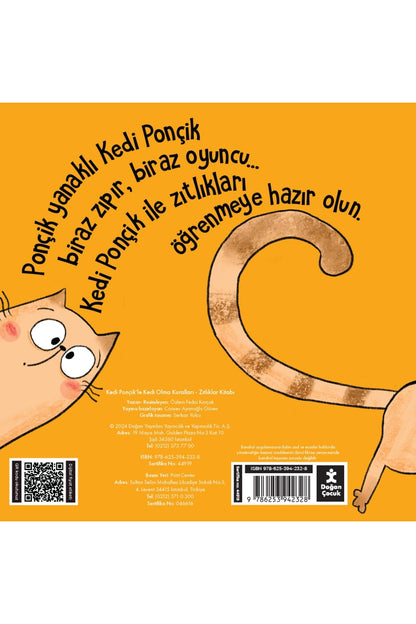 Kedi Ponçik ile Kedi Olma Kuralları Zıtlık Kitabı