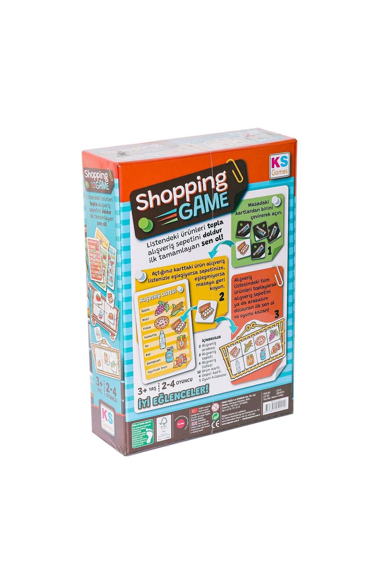 Ks Games Shopping Game Kutu Oyunu