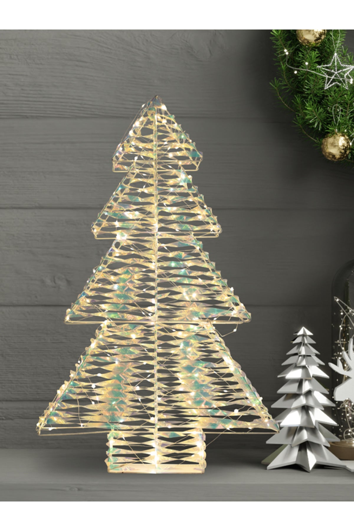 Ledli Metal Ağaç 80cm