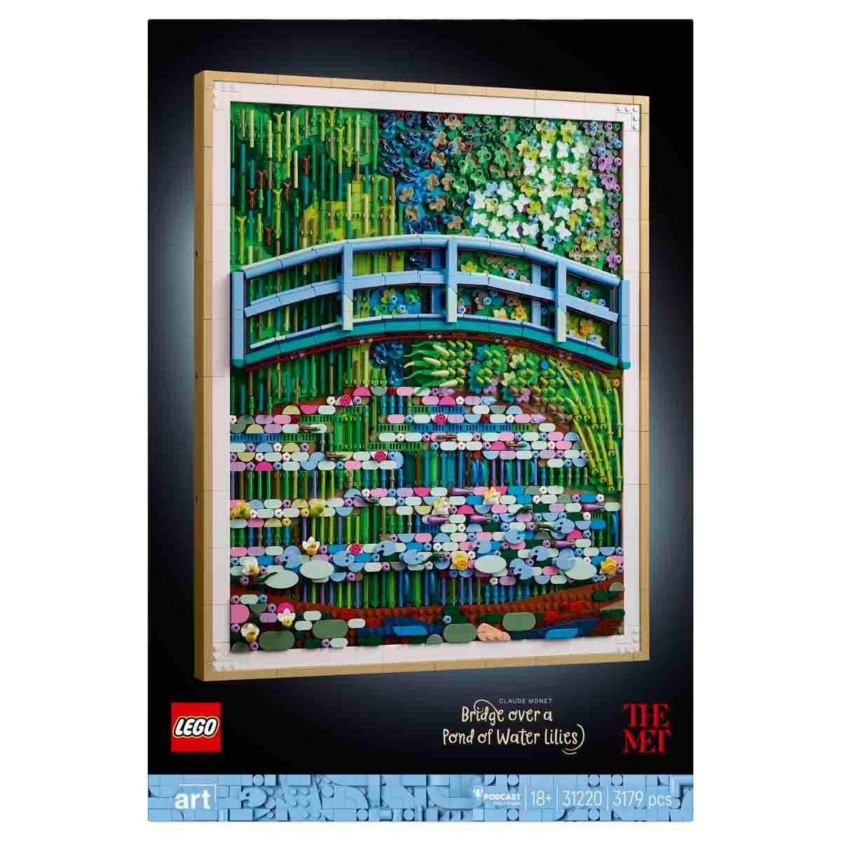 LEGO Art Claude Monet Nilüfer Gölü Üzerinde Köprü