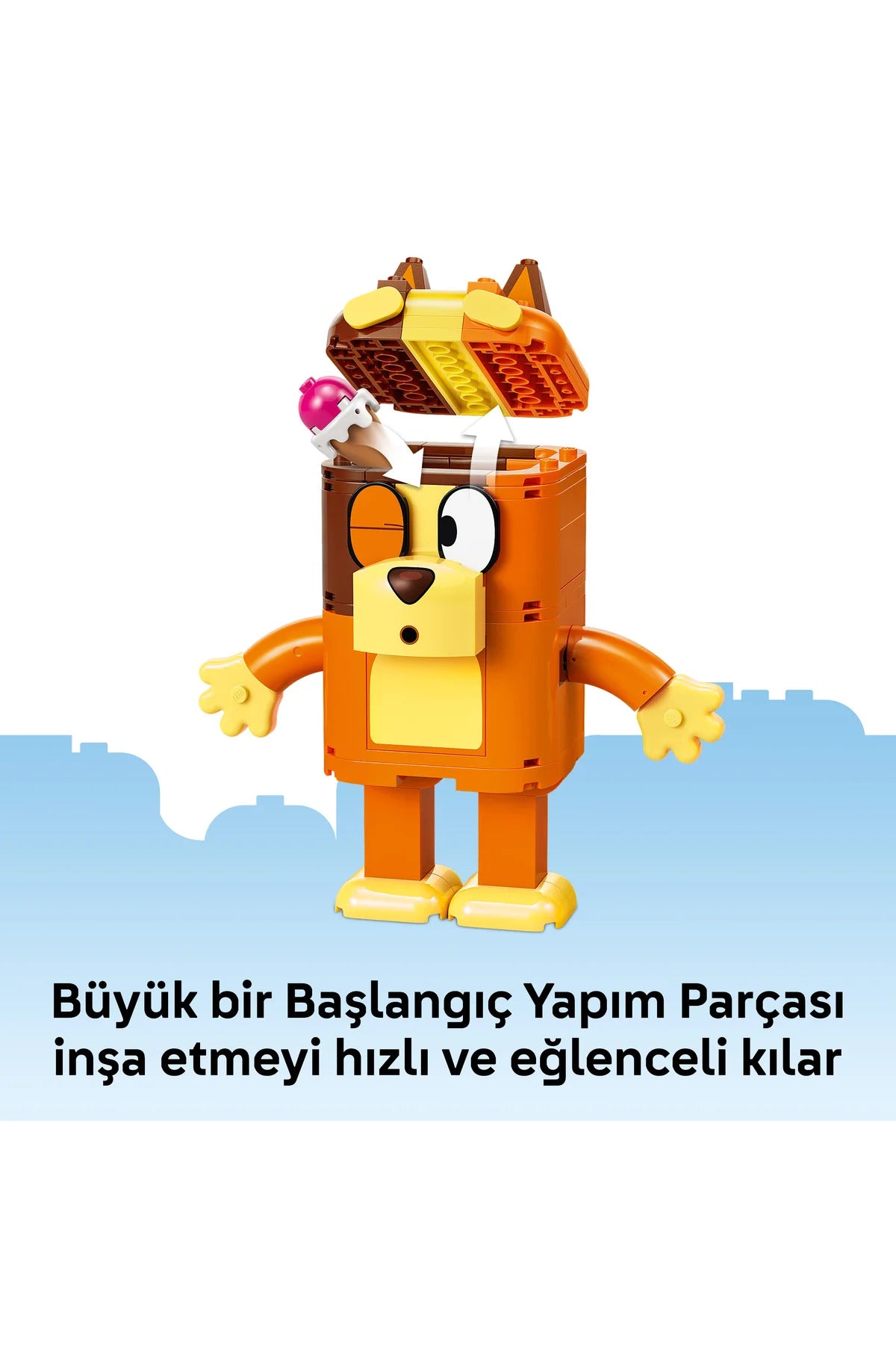LEGO Bluey Parçalarla İnşa Edilen Bluey Ailesi 11217